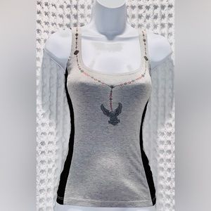 Harley-Davidson Tank Top With Beautiful Lace Sides
